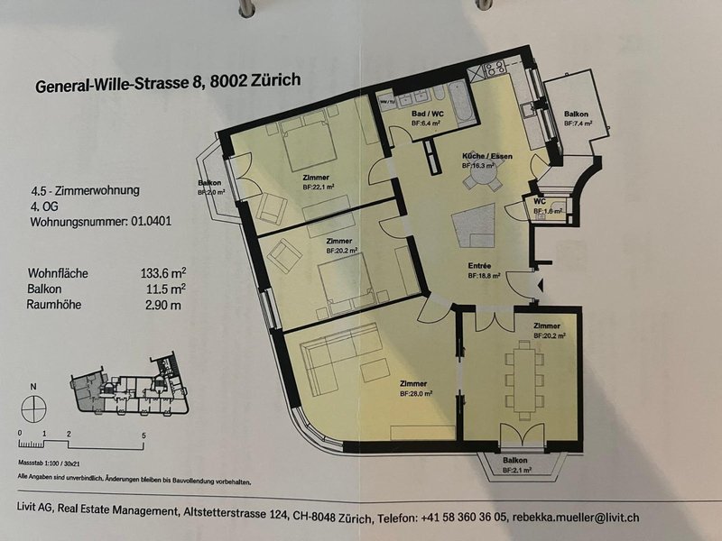 Foto 7 di General-wille-strasse, Zurich