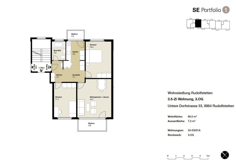 Photo 2 de Untere Dorfstrasse 33, Rudolfstetten